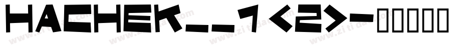 HACHEK__1 (2)字体转换